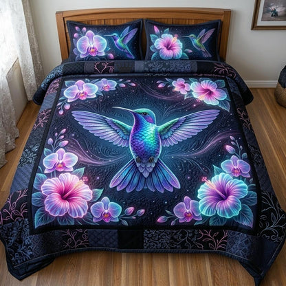 Whispering Wings 3-Piece Quilted Bedding Set GFTOMA11089