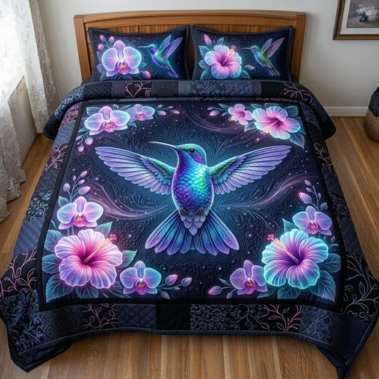 Whispering Wings 3-Piece Quilted Bedding Set GFTOMA11089