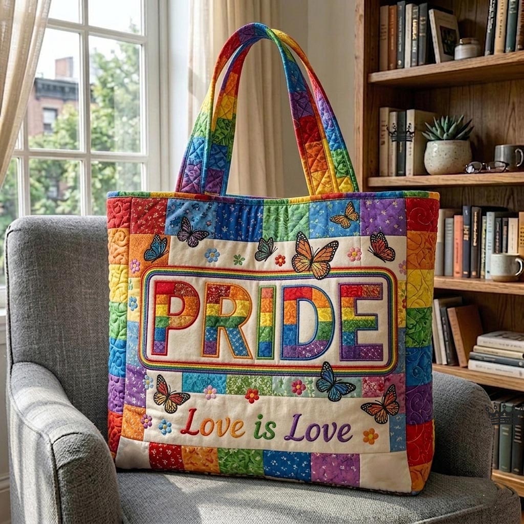 All Love Belongs Quilted Tote Bag GFTOMA11124