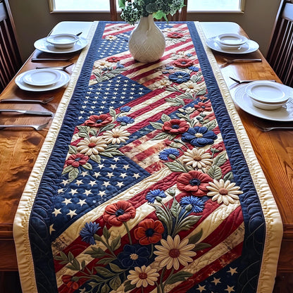 Heritage Floral Quilted Table Runner GFTOMA11149
