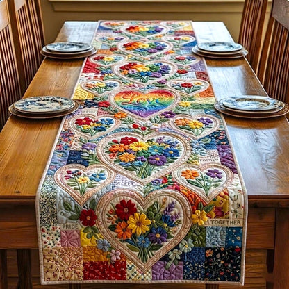 Love is Pride Quilted Table Runner GFTOMA11154