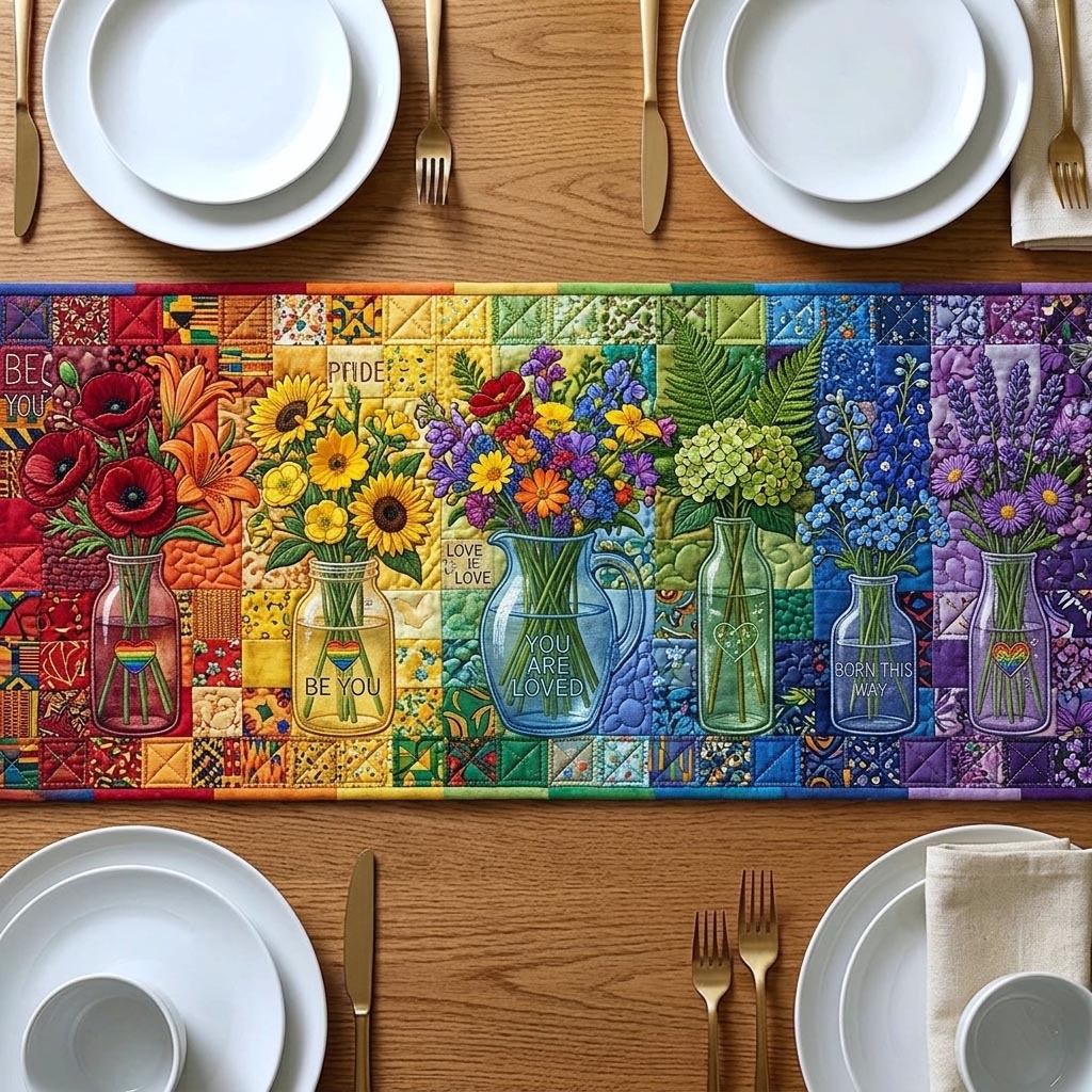 All Love Belongs Quilted Table Runner GFTOMA11158