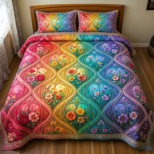 All Love Belongs 3-Piece Quilted Bedding Set GFTOMA11172