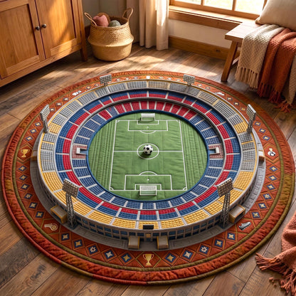 Match Day Quilted Round Mat GFTOMA11181