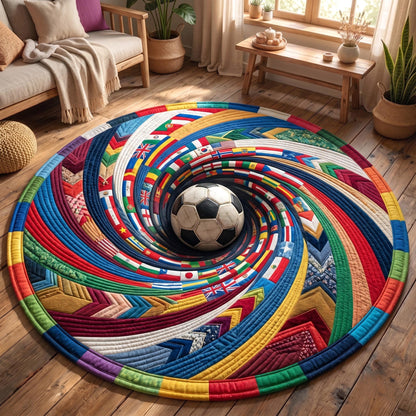 Match Day Quilted Round Mat GFTOMA11185
