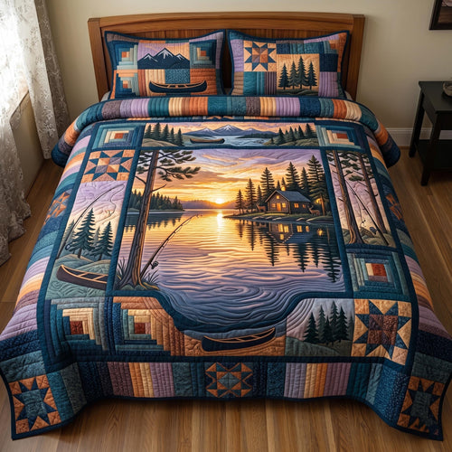 Camper Life 3-Piece Quilted Bedding Set GFTOMA11260