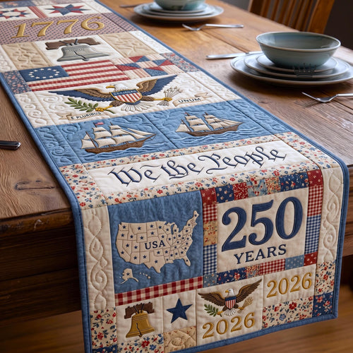 Heritage Patch Quilted Table Runner GFTOMA11290