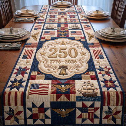 Heritage Patch Quilted Table Runner GFTOMA11294