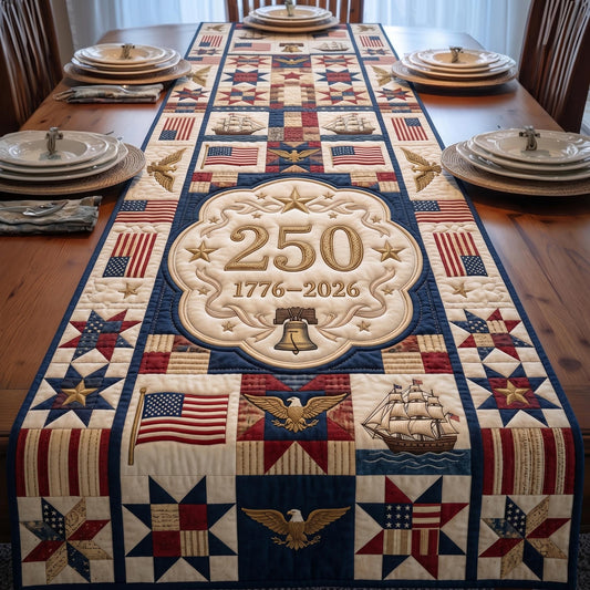 Heritage Patch Quilted Table Runner GFTOMA11294