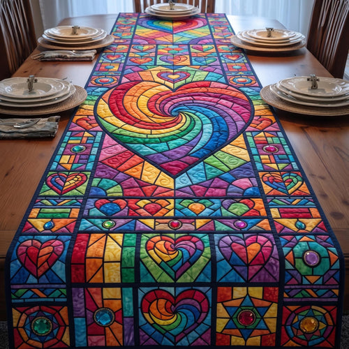 Love is Pride Quilted Table Runner GFTOMA11297