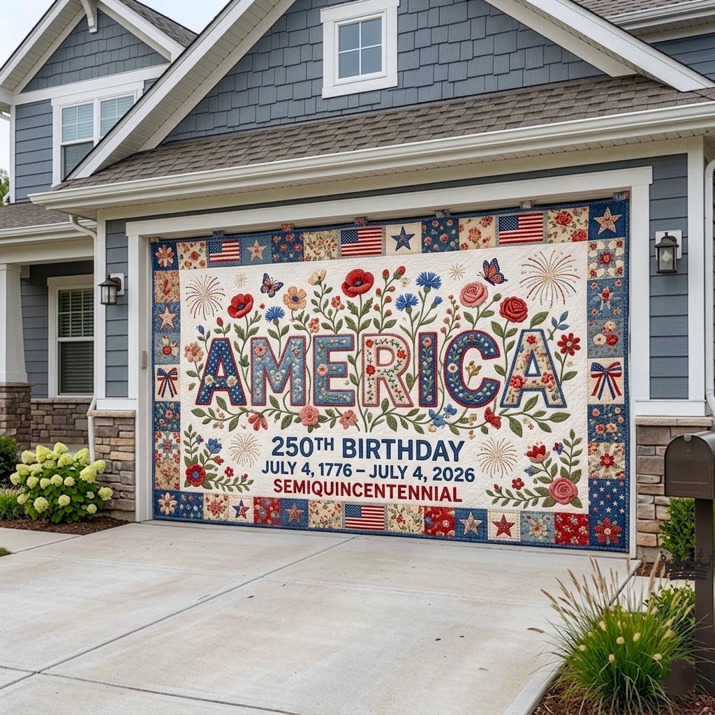 Heritage Patch Garage Door Banner GFTOMA11310