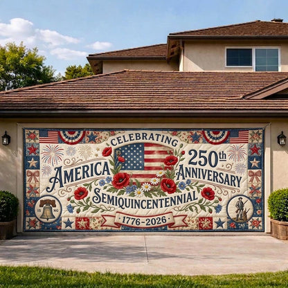 Heritage Patch Garage Door Banner GFTOMA11311