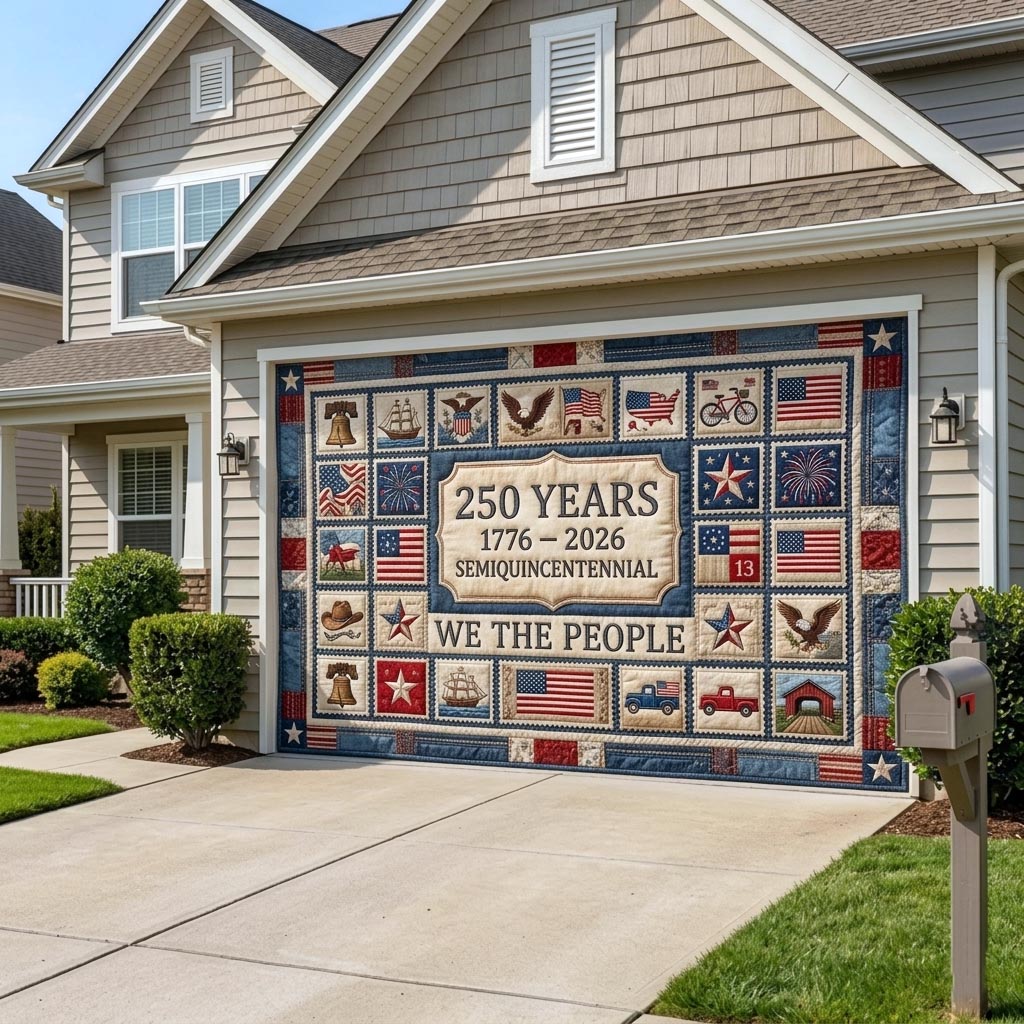 Heritage Patch Garage Door Banner GFTOMA11313