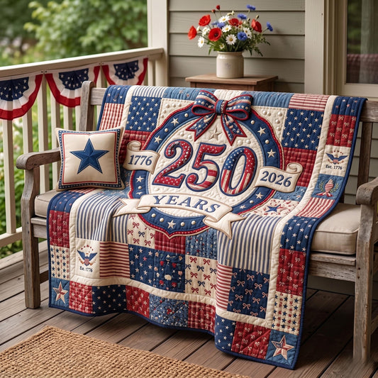 Heritage Patch Quilted Blanket GFTOMA11333