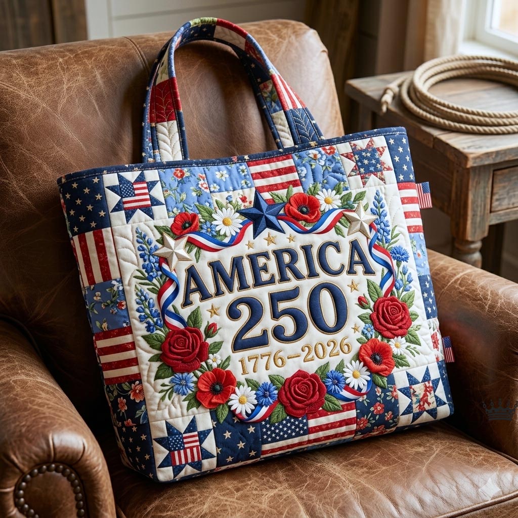 Heritage Patch Quilted Tote Bag GFTOMA11342
