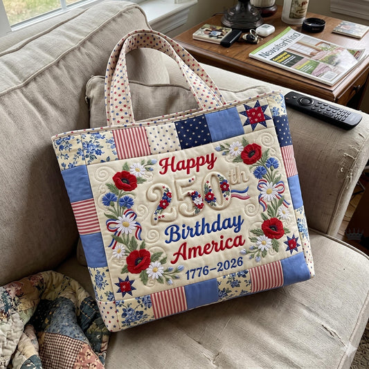 Heritage Patch Quilted Tote Bag GFTOMA11344
