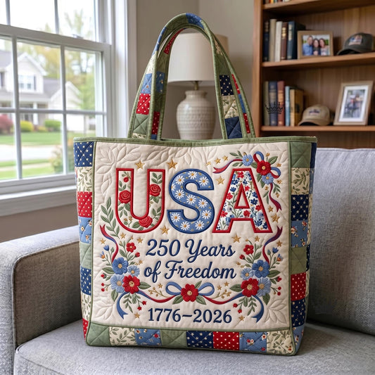 Heritage Patch Quilted Tote Bag GFTOMA11345