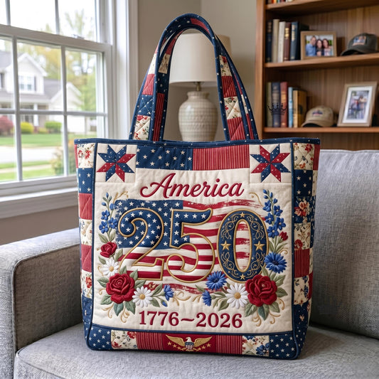 Heritage Patch Quilted Tote Bag GFTOMA11346
