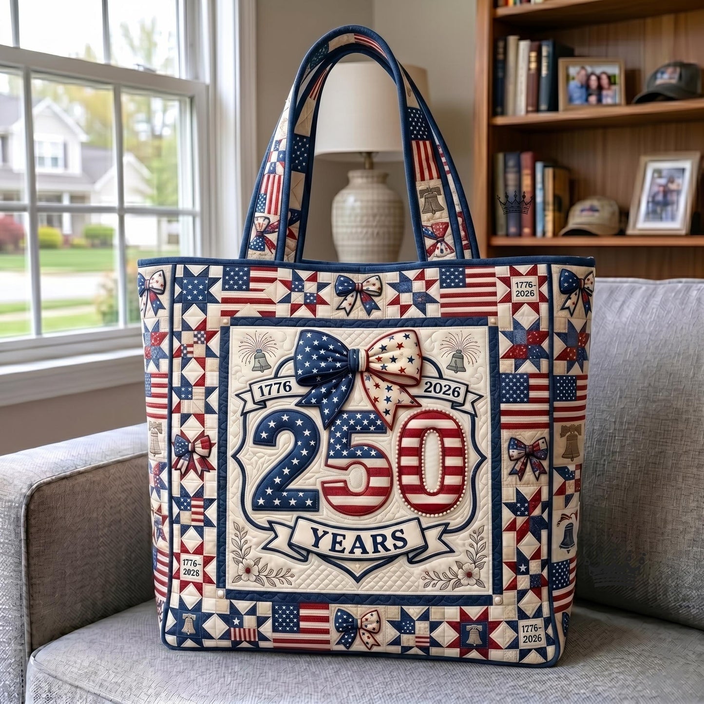 Heritage Patch Quilted Tote Bag GFTOMA11347