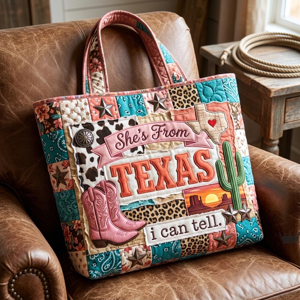 Lone Star Spirit Quilted Tote Bag GFTOMA11350