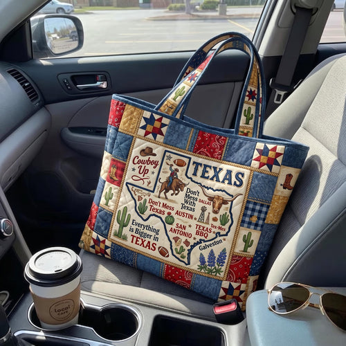 Proud Texas Quilted Tote Bag GFTOMA11351