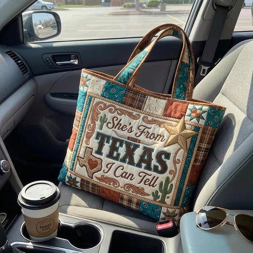 Cowboy Country Quilted Tote Bag GFTOMA11354