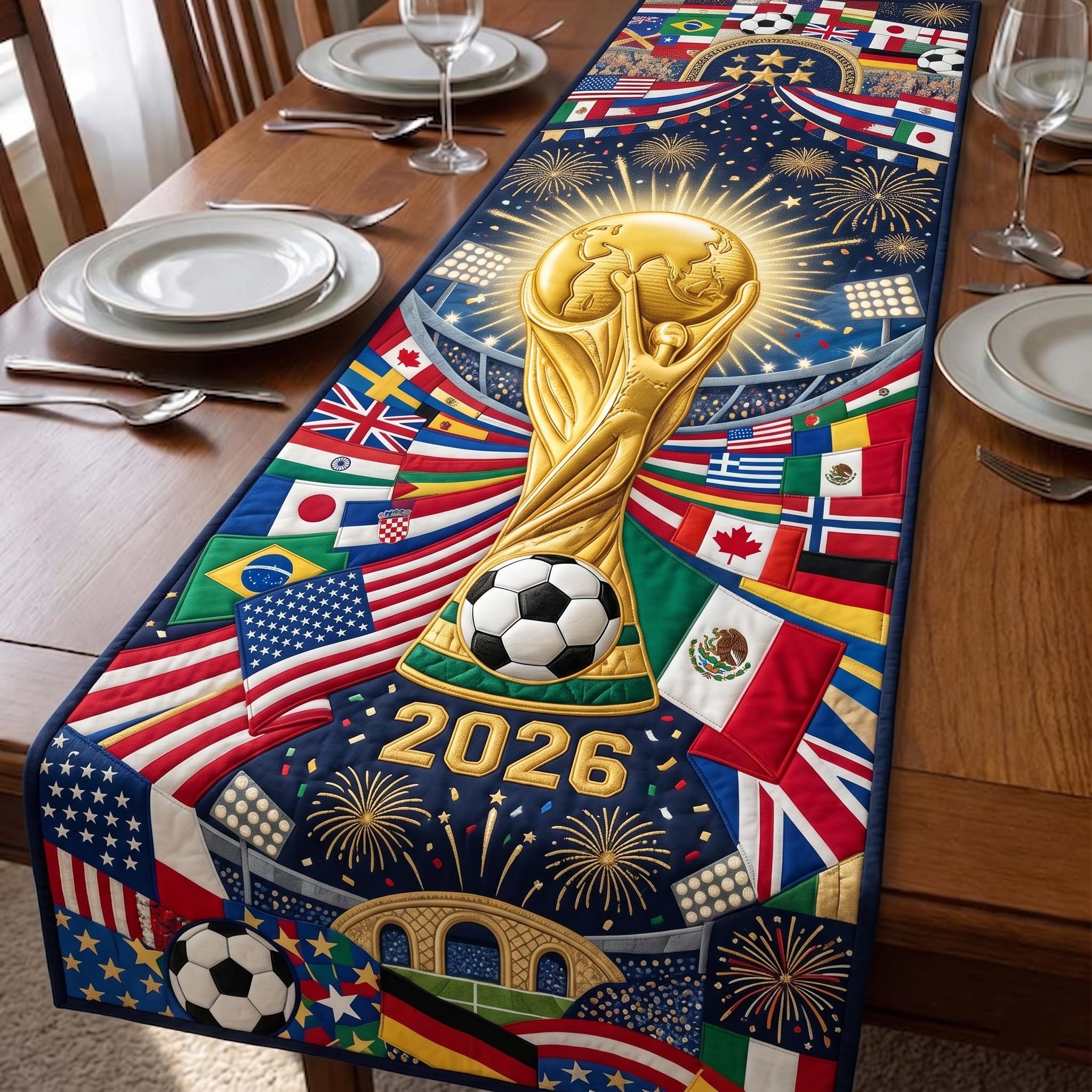 Match Day Quilted Table Runner GFTOMA11477 – Patchique Store