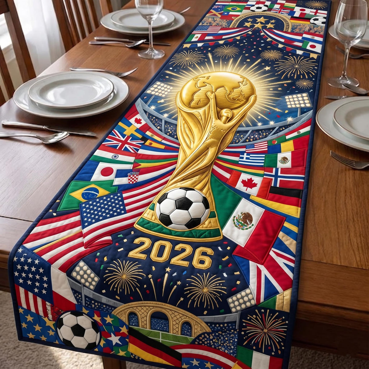 Match Day Quilted Table Runner GFTOMA11477