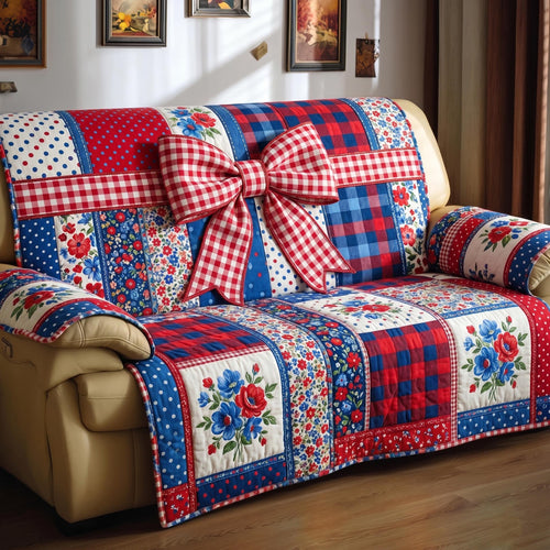 Liberty Threads Quilted Sofa Cover GFTOMA11485