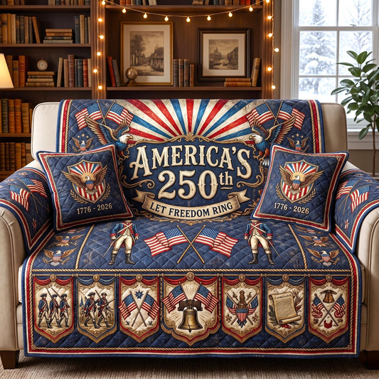 Legacy Stars Quilted Sofa Cover GFTOMA11486