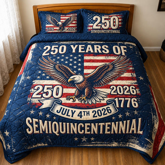 Heritage Patch 3-Piece Quilted Bedding Set GFTOMA11493