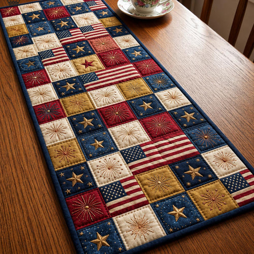 Heritage Patch Quilted Table Runner GFTOMA11494