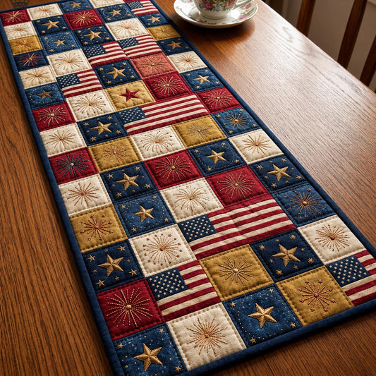 Heritage Patch Quilted Table Runner GFTOMA11494