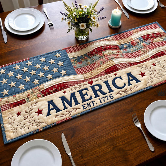 Heritage Patch Quilted Table Runner GFTOMA11495
