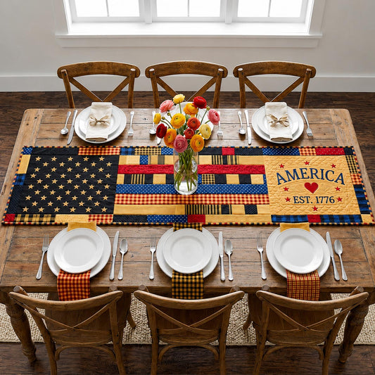 Heritage Patch Quilted Table Runner GFTOMA11498