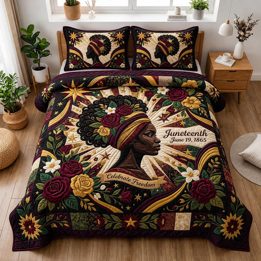 Heritage Soul 3-Piece Quilted Bedding Set GFTOMA11526