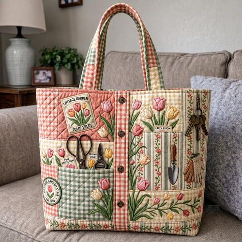 Garden Bloom Quilted Tote Bag GFTOMA11528