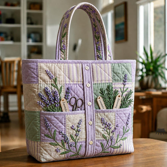 Wild Bloom Quilted Tote Bag GFTOMA11530