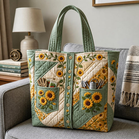 Petal Garden Quilted Tote Bag GFTOMA11531