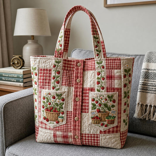 Bloom Haven Quilted Tote Bag GFTOMA11532