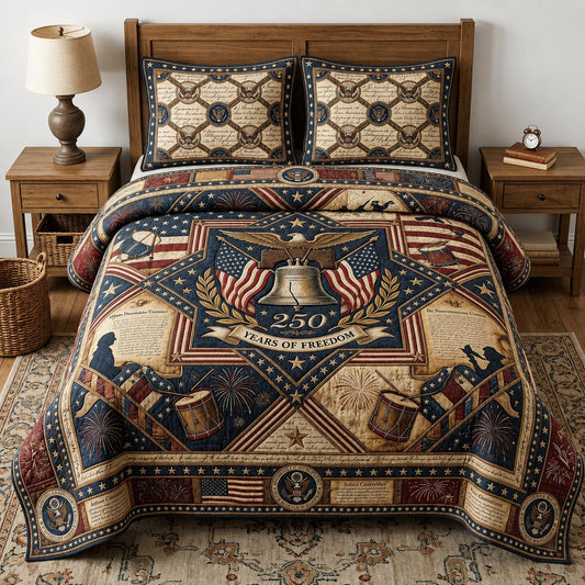 Heritage Patch 3-Piece Quilted Bedding Set GFTOMA11549