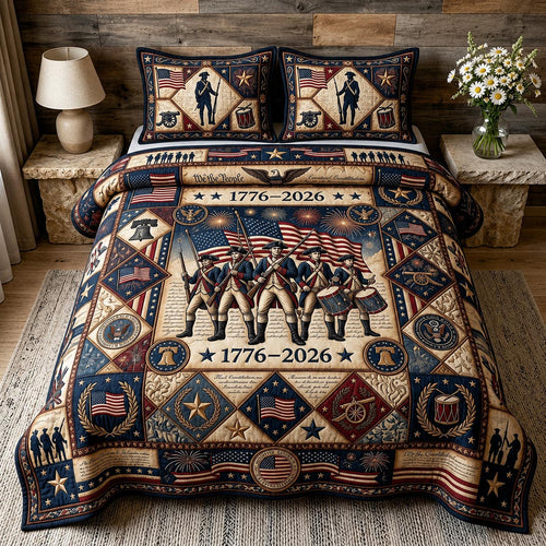 Heritage Patch 3-Piece Quilted Bedding Set GFTOMA11551
