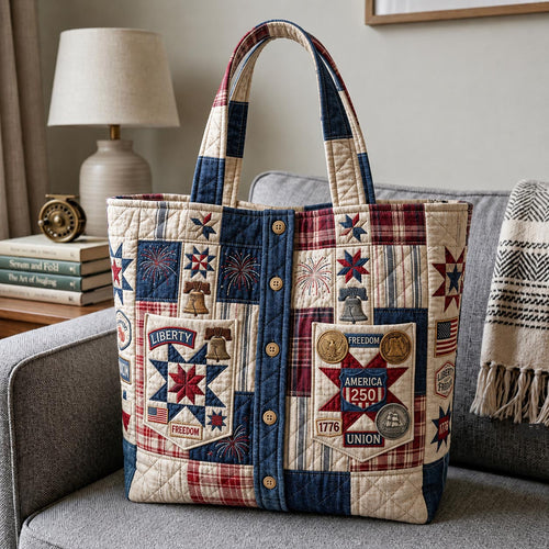 Heritage Patch Quilted Tote Bag GFTOMA11560