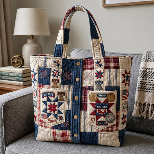 Heritage Patch Quilted Tote Bag GFTOMA11560