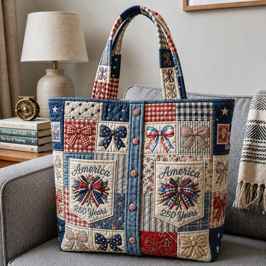 Heritage Patch Quilted Tote Bag GFTOMA11561