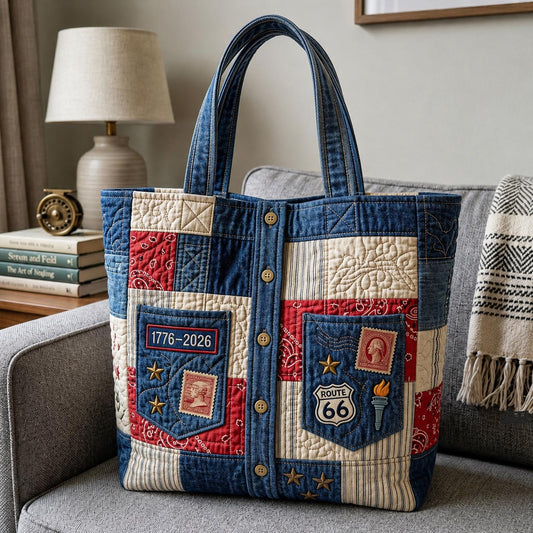 Heritage Patch Quilted Tote Bag GFTOMA11562