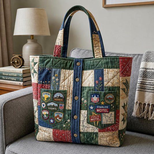 Heritage Patch Quilted Tote Bag GFTOMA11565