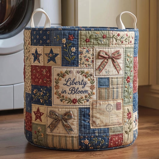 Heritage Patch Quilted Laundry Basket GFTOMA11575
