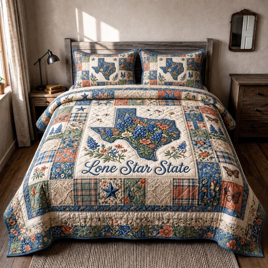 Cowboy Legacy 3-Piece Quilted Bedding Set GFTOMA11602