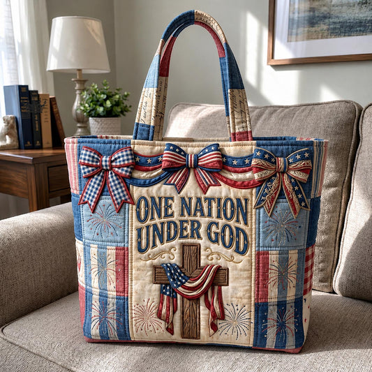 Freedom Patch Quilted Tote Bag GFTOMA11607